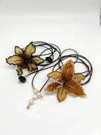 Collar Corbatero Orquídea L