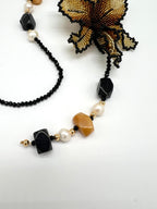 Collar Orquidea Piedras